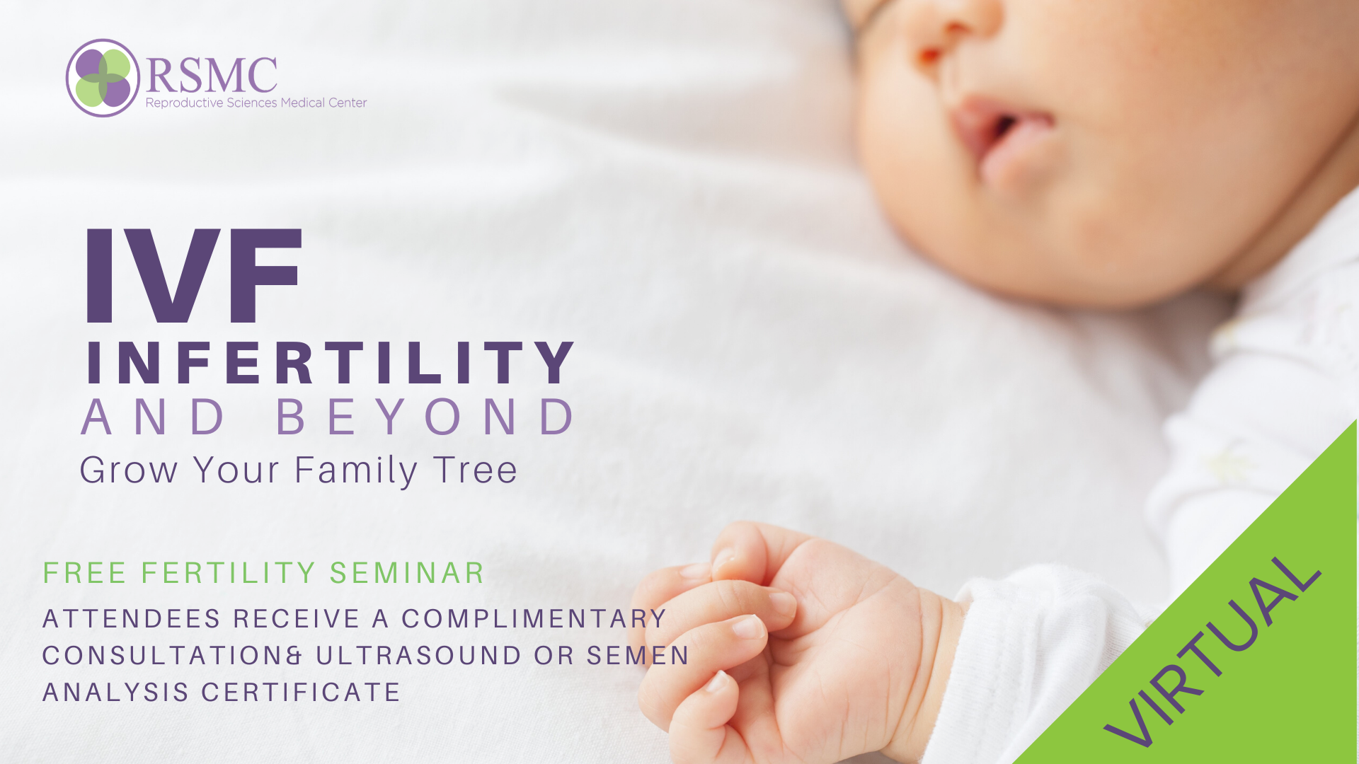 IVF Infertility and Beyond | Free Fertility Seminar | RSMC