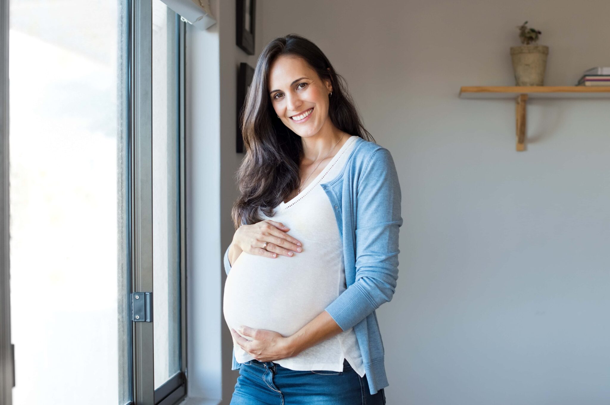 Happy pregnant woman Become a Surrogate
