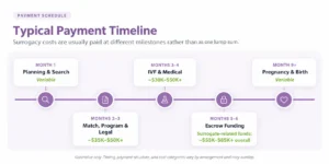 Surrogacy Payment Timeline
