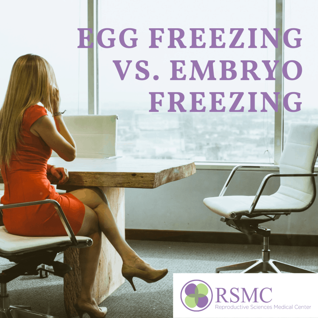 egg freezing vs. Embryo freezing